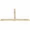 Ekena Millwork Eugene Rough Sawn Timber Gable Bracket, Douglas Fir, 72"W x 42"H x 2"D x 4"F, 14/12 Pitch GBW072X42X0204EUG00RDF - alternate 2